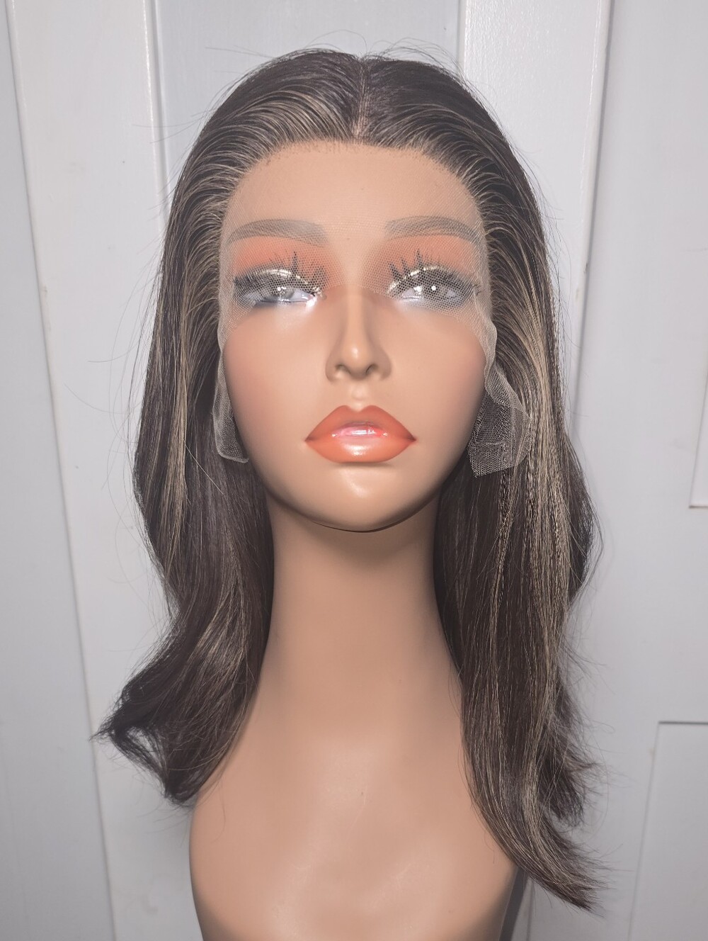 Kosher Certified Lace Top 100% Slavic European Human Hair Sheitel Wig 16in